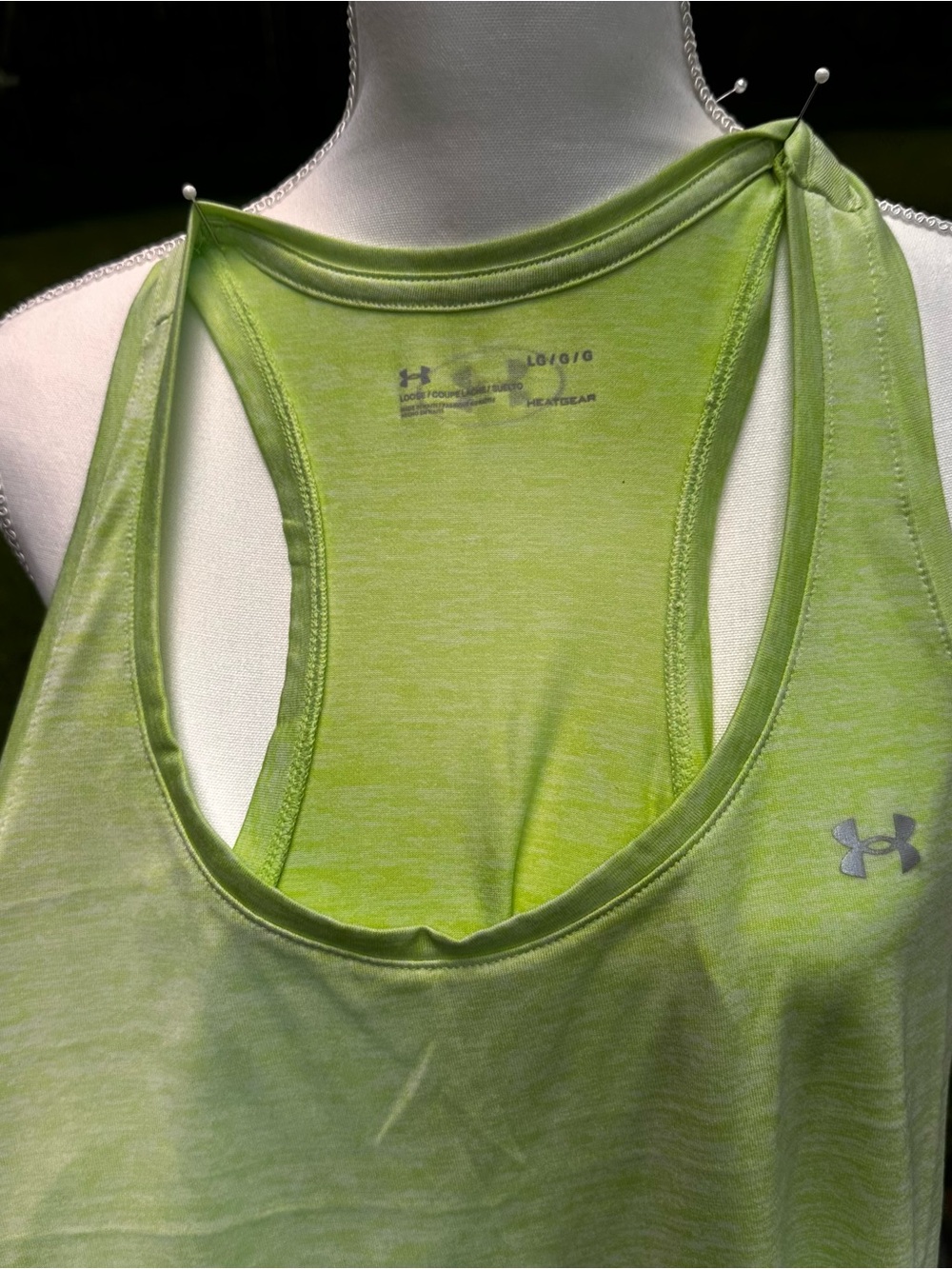 Under Armour Lime Green Racerback Tank Top